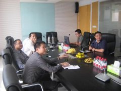 中装协信息委、中建装饰集团到访大红鹰dhy装饰